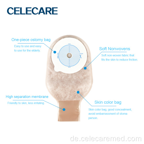 Celecare-Kolostomie einteilige Stoma-Entsorgung ostomy Taschen